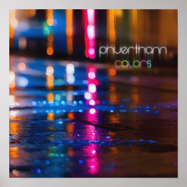 Phuerthann "Colors" Album Art Poster (Front)