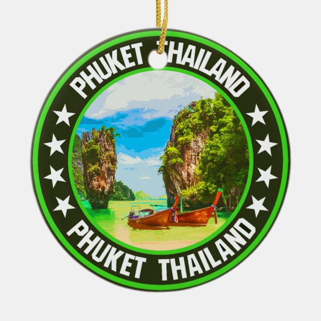 Phuket                                             ceramic ornament (Front)