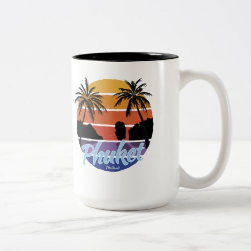 Phuket Mugs Phuket Thailand Two_Tone Coffee Mug