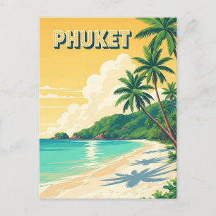 Phuket Patong Beach Thailand Travel Postcard