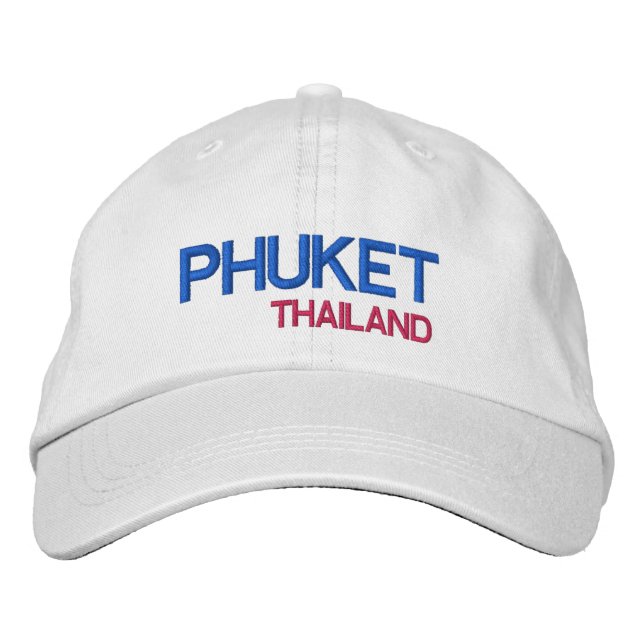 Phuket* Thailand Embroidered Cap (Front)