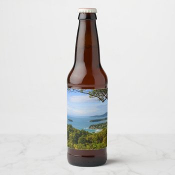Phuket Thailand - Kata Beach Beer Bottle Label by bbourdages at Zazzle