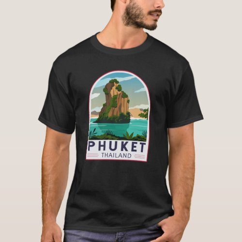 Phuket Thailand Retro  T_Shirt