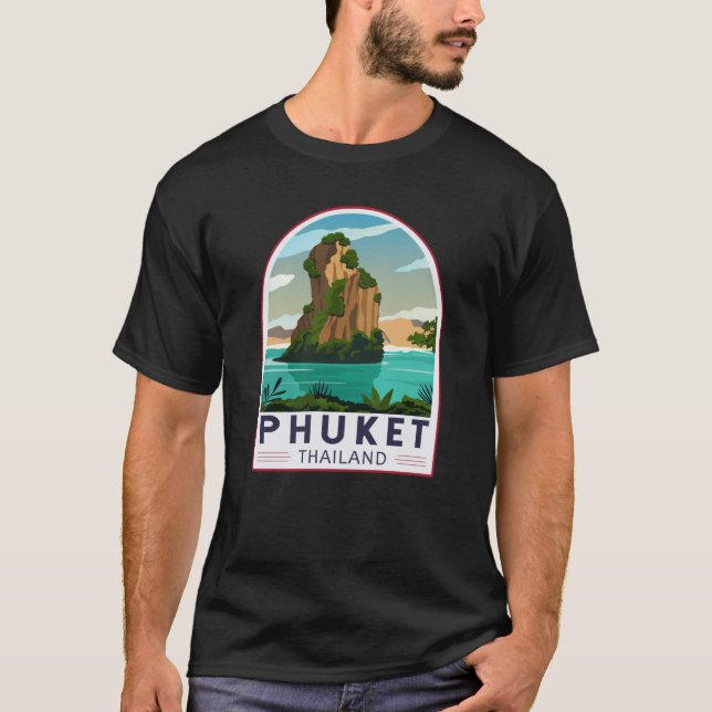 Phuket Thailand Retro  T-Shirt (Front)