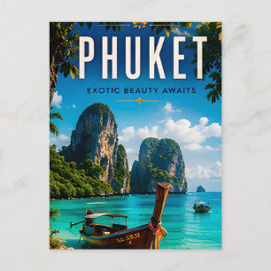 🌊 Phuket Thailand Tropical Coast 🛶 Postcard