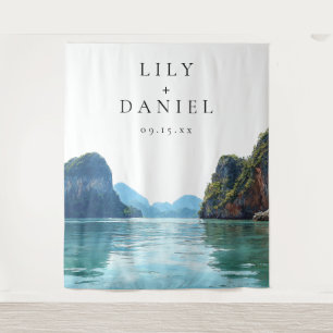 Phuket Tropical Wedding Photo Backdrop