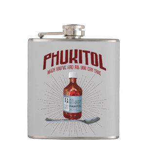 Phukitol - funny frustration medicine flask