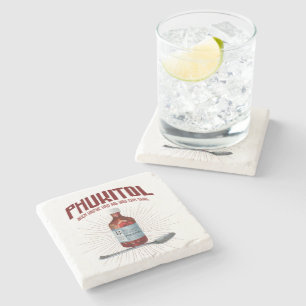 Phukitol - funny frustration medicine stone coaster