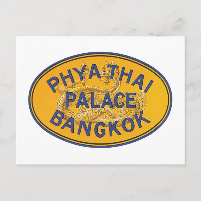 Phya Thai Palace Bangkok Postcard (Front)