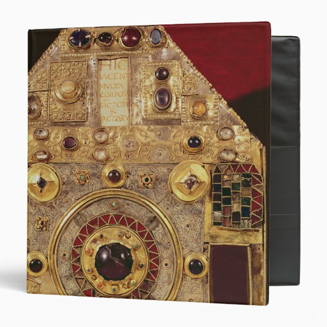 Phylactery or pentagonal reliquary binder (Front/Inside)