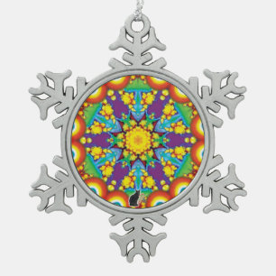 Phyletic Kaleidoscope Snowflake Ornament