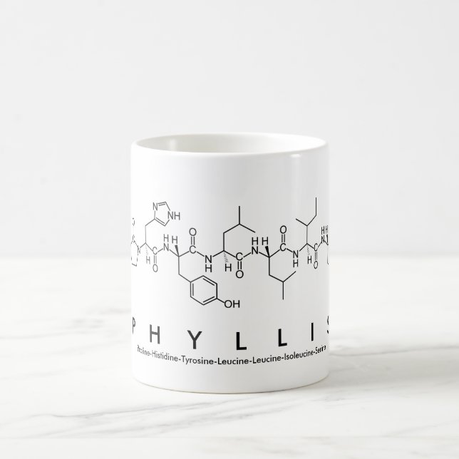 Phyllis peptide name mug (Center)