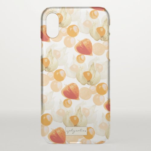 Physalis  Winter Cherries iPhone X Case
