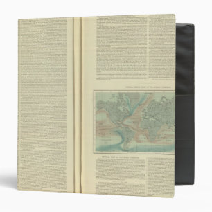 Physical Chart of the Atlantic Ocean continued 3 Ring Binder