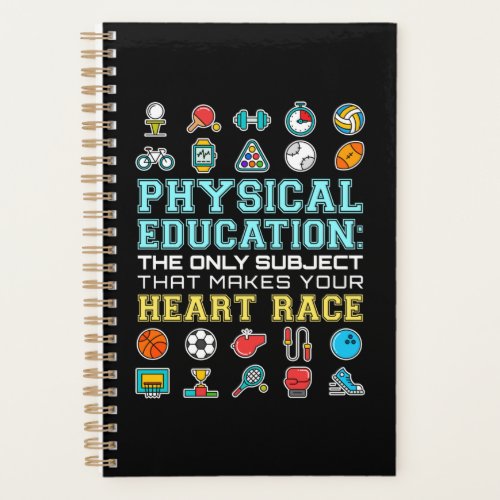 Physical Education Heart Race PE Teacher Planner