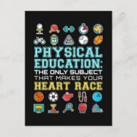 Physical Education Heart Race PE Teacher