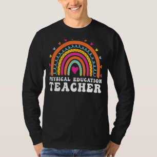 Physical Education PE Teacher Phys Ed Leopard Boho T-Shirt
