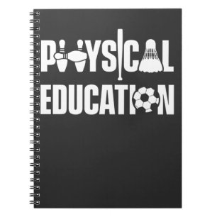Physical Education Teacher Basketball Soccer Notebook