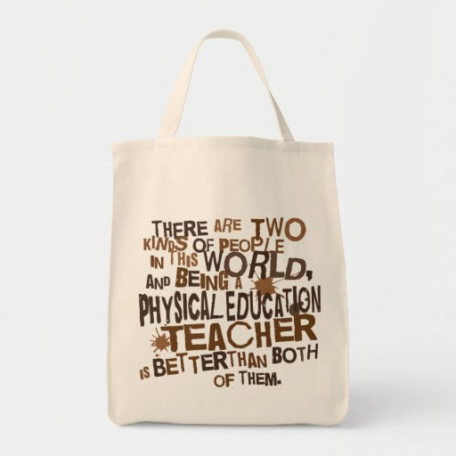 Physical Education Teacher Gift Tote Bag | Zazzle