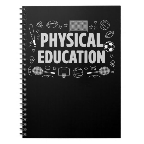 Physical Education Teacher Sports PE Teaching Notebook