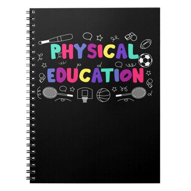 Physical Education Teacher Sports Teaching Notebook (Front)