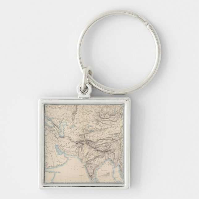 Physical Europe & Asia Keychain (Front)