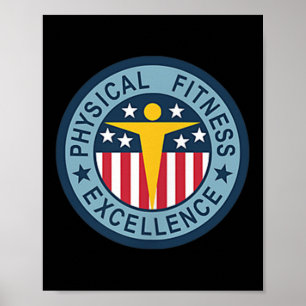 Physical Fitness Badge - Us Army Poster