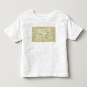 Physical map of Africa Toddler T-shirt