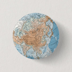 Physical Map of Asia (1916) Button