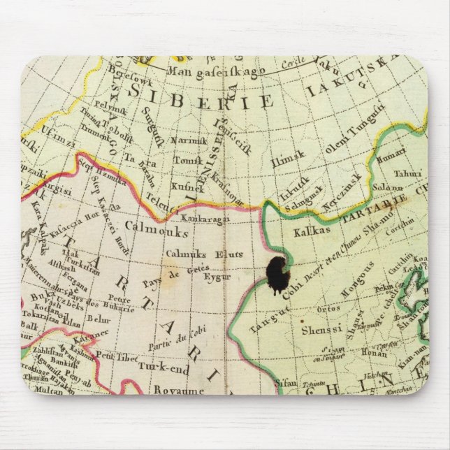 Physical map of Asia Mouse Pad (Front)