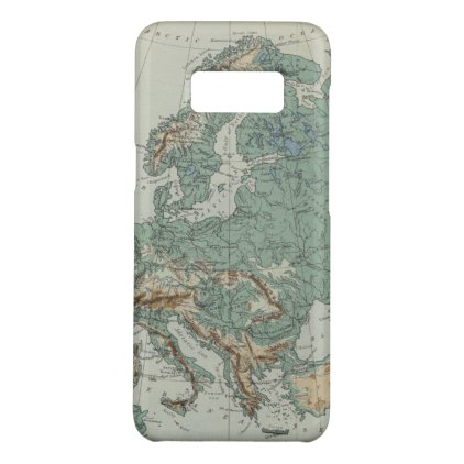 Physical Map of Europe Case-Mate Samsung Galaxy S8 Case