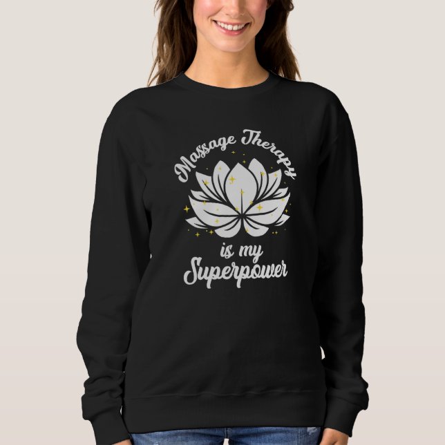 Physical Massage Therapists Aesthetic Sweatshirt (Front)