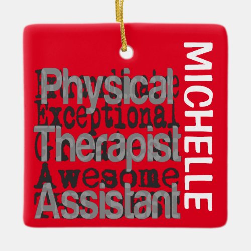 Physical Therapist Assistant Extraordinaire CUSTOM Ceramic Ornament