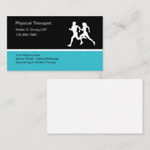Physical Therapist Business Card Template