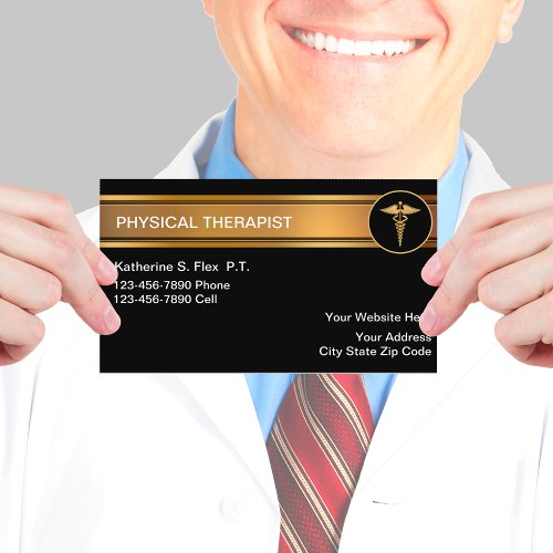 Physical Therapist Business Cards