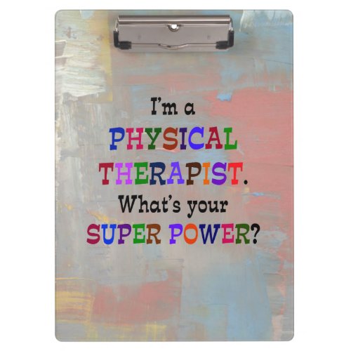 Physical Therapist Clipboard