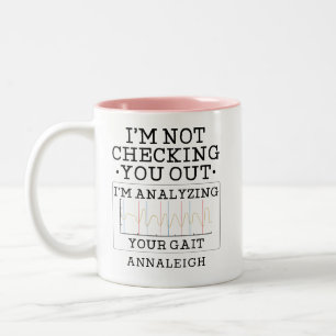 Physical Therapist Coworker Birthday Gag Two-Tone Coffee Mug