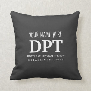 Physical Therapist DPT Simple Custom Throw Pillow