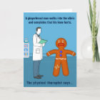 Physical Therapist Funny Birthday Card 