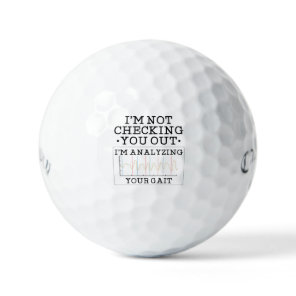 Physical Therapist Gag Funny Saying Golf Balls