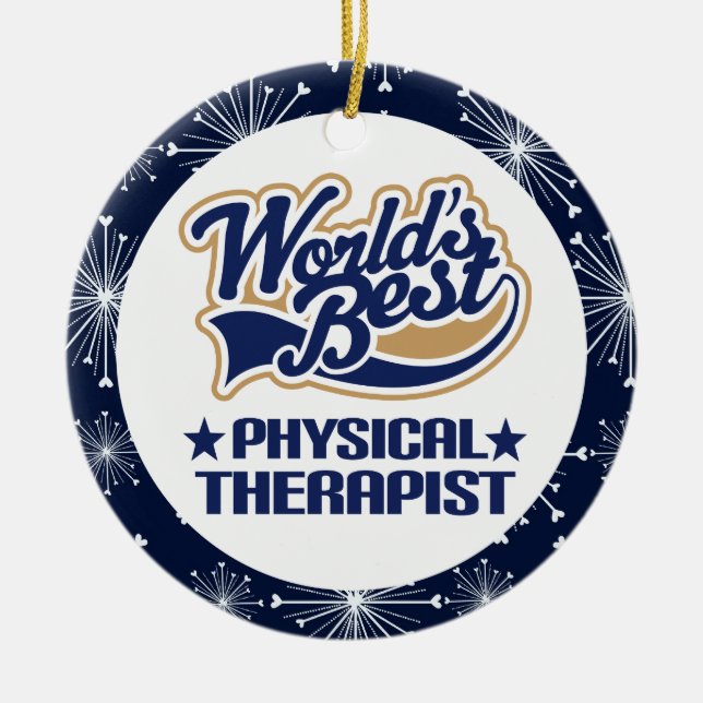 Physical Therapist Gift Ornament (Front)