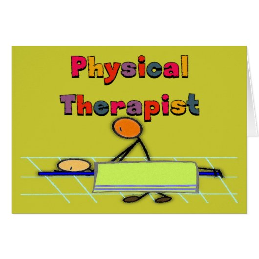 Physical Therapist Gifts Cards (Front Horizontal)