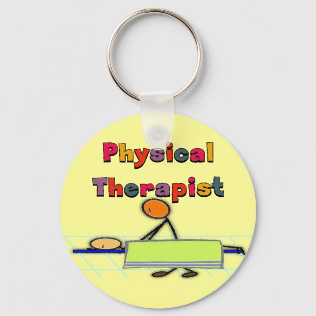Physical Therapist Gifts Keychain (Front)