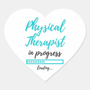 Physical Therapist In Progress 2 Heart Sticker