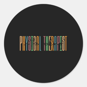 Physical Therapist In The Making Physical Therapy Classic Round Sticker