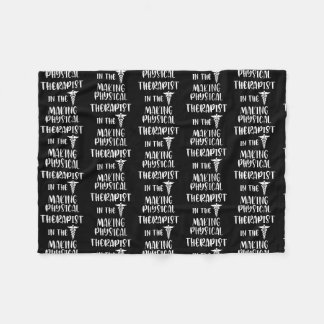 Physical Therapist In The Making Physical Therapy Fleece Blanket