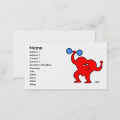 Physical Therapist Personal Trainer Business Card (Front/Back)