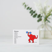 Physical Therapist Personal Trainer Business Card (Standing Front)