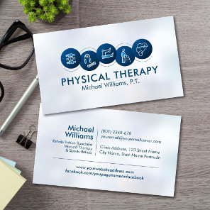 Physical therapist - Physiotherapy  Business Card