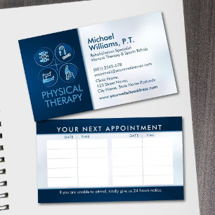 Physical therapist - Physiotherapy Business Card